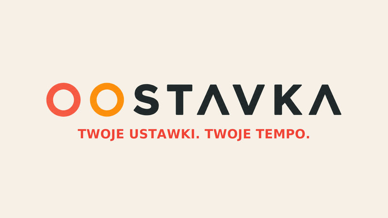Trzech rowerzystów spotyka się na wspólnej jeździe, a animacja przechodzi w znak OOSTAVKI.
